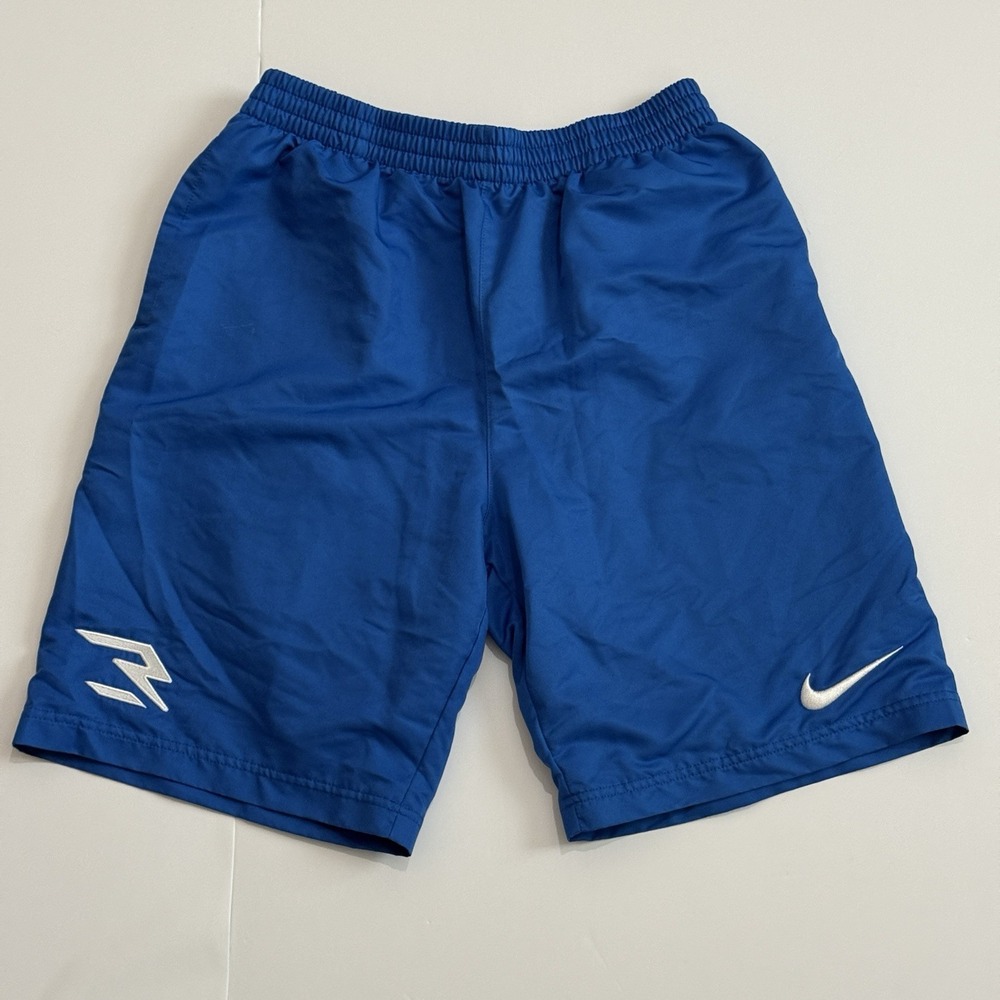 Nike  3BRAND by Russell Wilson Shorts‎ Youth XL 13-15 Blue Gym Athletic Elastic